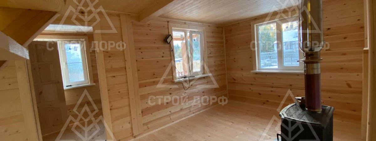Дизайн деревянного дома из бруса внутри (50 фото)