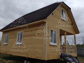 Дом из бруса 6х8 в ДНП «Покровский»